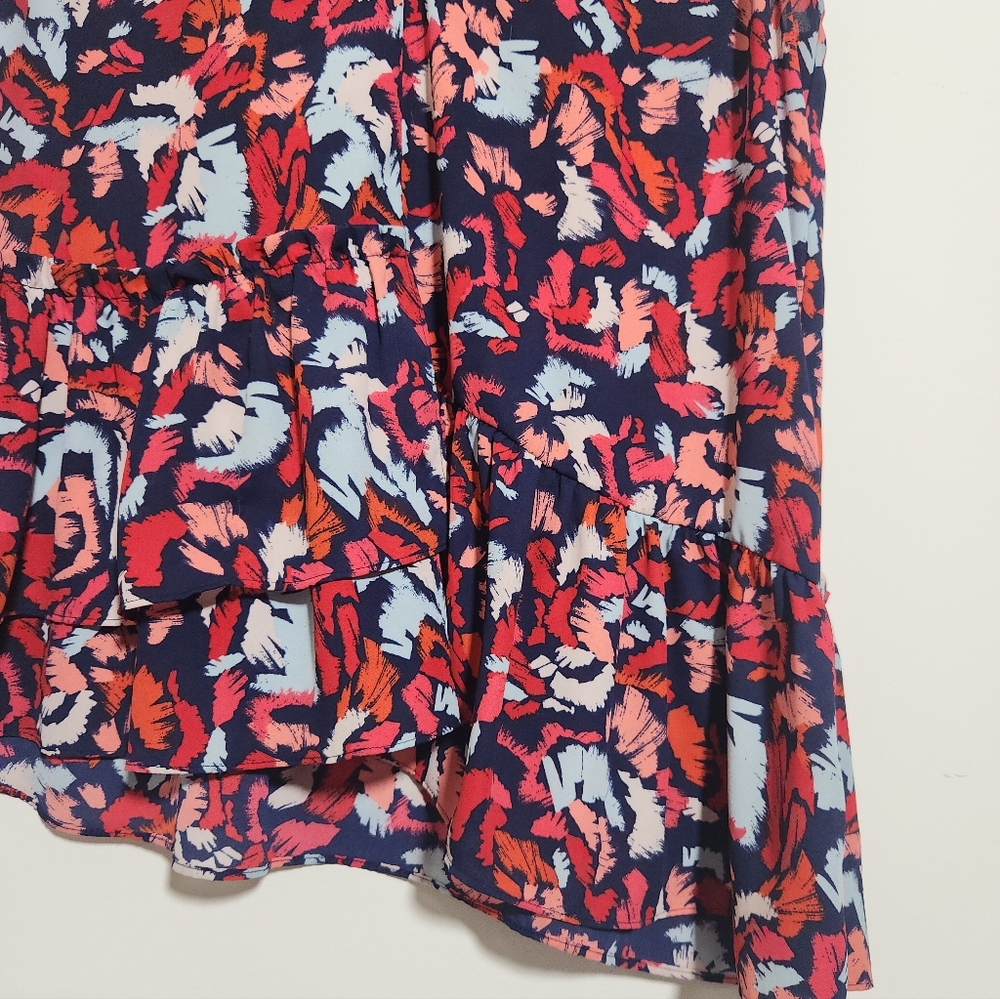 Halogen Asymmetrical Graphic Print Tank Top - Picture 3 of 9